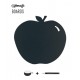 PIZARRA SILHOUETTE MANZANA