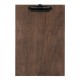 PORTA MENU MADERA CON PINZA 33x23cm WALNUT