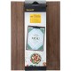 PORTA MENU MADERA CON PINZA 33x23cm WALNUT