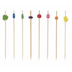 PAQ. PICKS DECORADOS 12 cm (100ud)