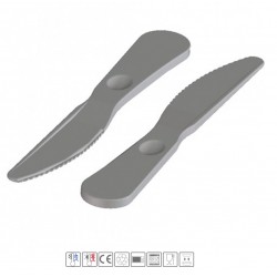 CUCHILLO PP 172 x26 x5 mm GRIS