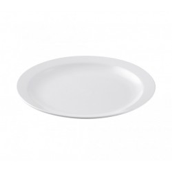 PLATO LLANO Ø 219x34 mm BLANCO