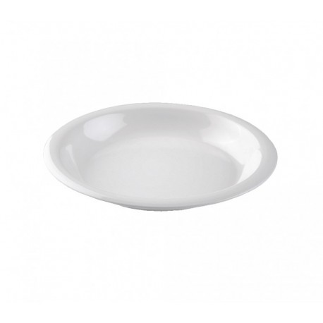 PLATO LLANO CADETE Ø 206 mm BLANCO