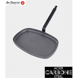 GRILL RECTANGULAR 38x26cm CARBONE PLUS DE BUYER